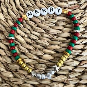 Merry, Christmas bracelet